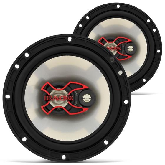 Alto Falante Triaxial Bravox 6 B3X60X 100W Rms Par