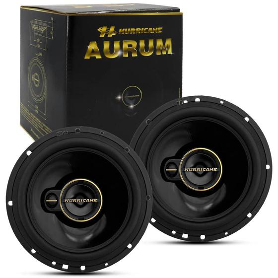 Kit Alto Falante Hurricane Triaxial Aurum 120W RMS (par)