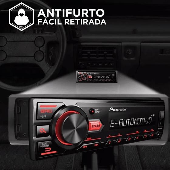 Mp3 Player Automotivo Pioneer Mvh-98ub Usb Aux Rca Am Fm – PIONNER