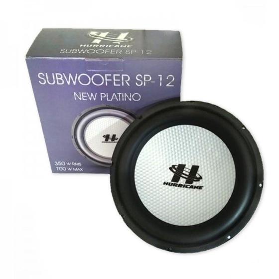 Subwoofer SP-12 NEW PLATINO 350W RMS 700W RMS – Hurricane