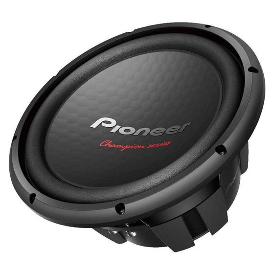 Subwoofer Pioneer 12 Polegadas Cara Preta 500w RMS Ts-w312s4 1600W