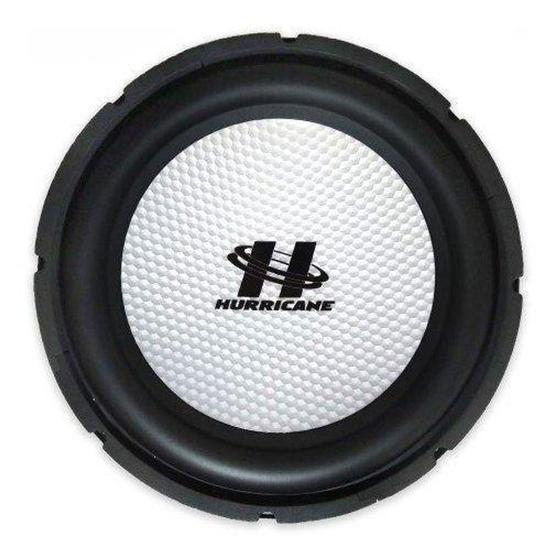 Subwoofer 12 Polegadas Hurricane Platino 350w Rms